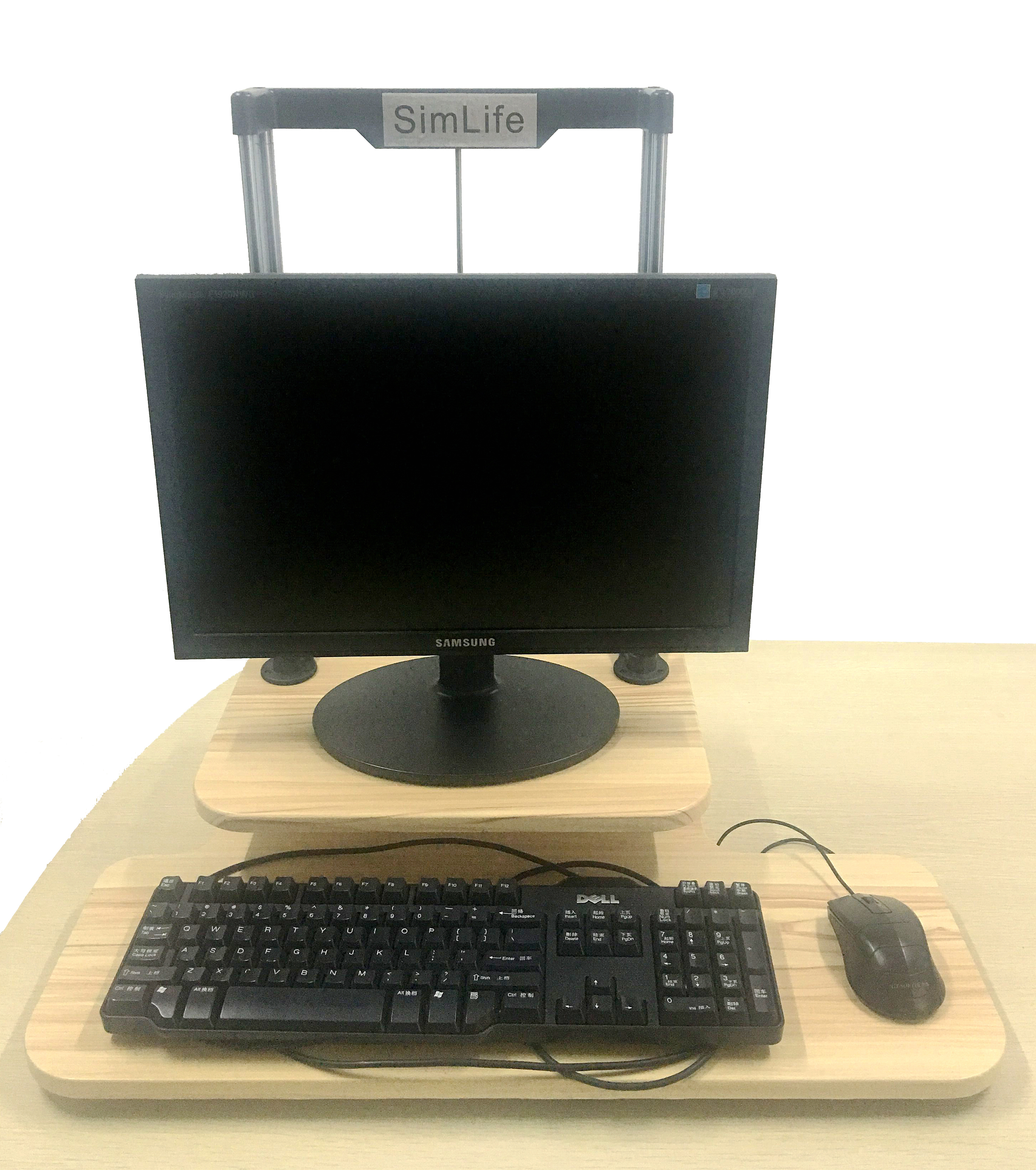 SimLife Height-Adjustable Sit/Stand Desk